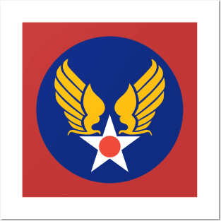 Army Air Corps Insignia (left breast) Posters and Art